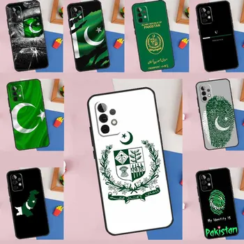 Pakistan Zastavo Ohišje Za Samsung Galaxy A54 A34 A14 A13 A23 A33 A53 A73 A12 A22 A32 A52 A71 A51 Pokrov