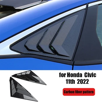 Avto Zadnja Stranska Okna Reže Žaluzije Kritje Trim Za Honda Civic 2022 Dodatki