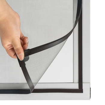 okno zaslon magnetni zaslon vrata posteljo komarjem DIY Prilagodljiv velikosti preprečevanje mosquitera mreže proti Komarjem za windows zavese