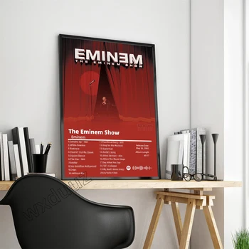 Eminem Hit Music Album Plakat Je Eminem Show encore Sodoben Design, dom Dekoracijo estetske Platno Stensko Slikarstvo Umetnost plakata