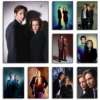 Klasična Zaustavitev TV Serije X-Files Mulder in Scully, Plakati, Platna Slikarstva in grafike Stenskih slikah, za Sobi Doma Dekor