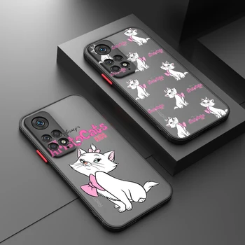 Mačka Anime Marie Roza Za Xiaomi Redmi Opomba 12 Turbo Hitrost 11 10 9 Pro Plus Max 4G 5G Mlečno Prosojna Težko Telefon Primeru Zajema