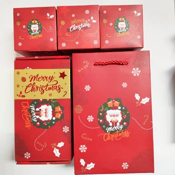 1 Niz Božično Darilo Škatle Odbijal Bonbone, Škatle za Zdravljenje Škatle Xmas Party Korist Eksplozije šatulji