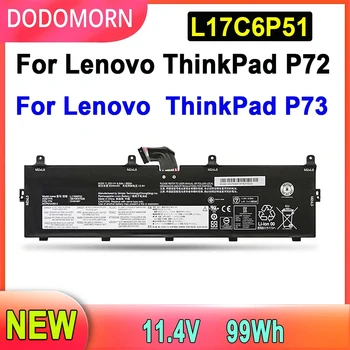 DODOMORN L17C6P51 L17M6P52 Laptop Baterija Za Lenovo ThinkPad P72 P73 20MB 20MC Serije SB10K97636 SB10K97637 931QA100H 3ICP6/54