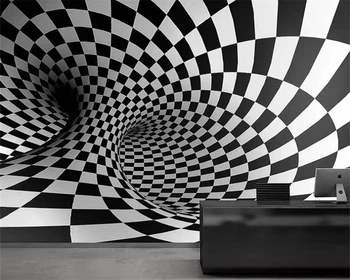 beibehang Meri črni in beli trak prostor razširitev povzetek geometrijske val, dnevna soba, spalnica slike za ozadje