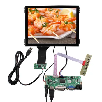 HD-MI DVI, VGA LCD Krmilnik Odbor NT68676 10.4 palčni 600nit Kapacitivni zaslon na Dotik LCD