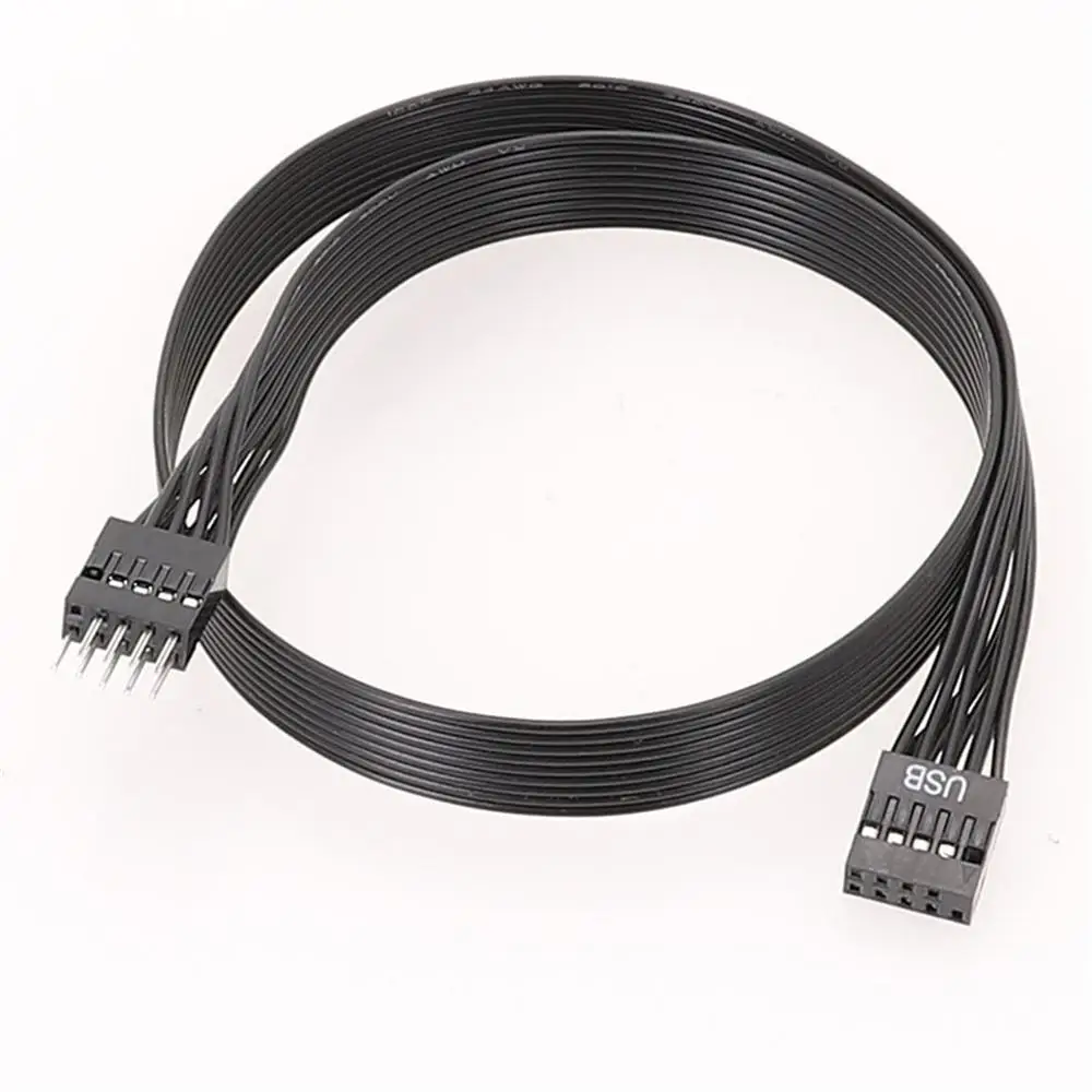 1~5PCS Motherboard Mainboard 9Pin USB 2.0 Moški Ženski Podaljšanje Dupont Podatkovni Kabel Kabel Žice Črte 30 cm za PC DIY 1