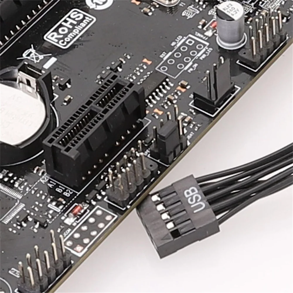 1~5PCS Motherboard Mainboard 9Pin USB 2.0 Moški Ženski Podaljšanje Dupont Podatkovni Kabel Kabel Žice Črte 30 cm za PC DIY 2