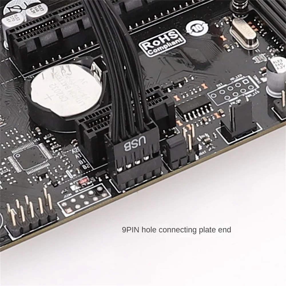 1~5PCS Motherboard Mainboard 9Pin USB 2.0 Moški Ženski Podaljšanje Dupont Podatkovni Kabel Kabel Žice Črte 30 cm za PC DIY 5