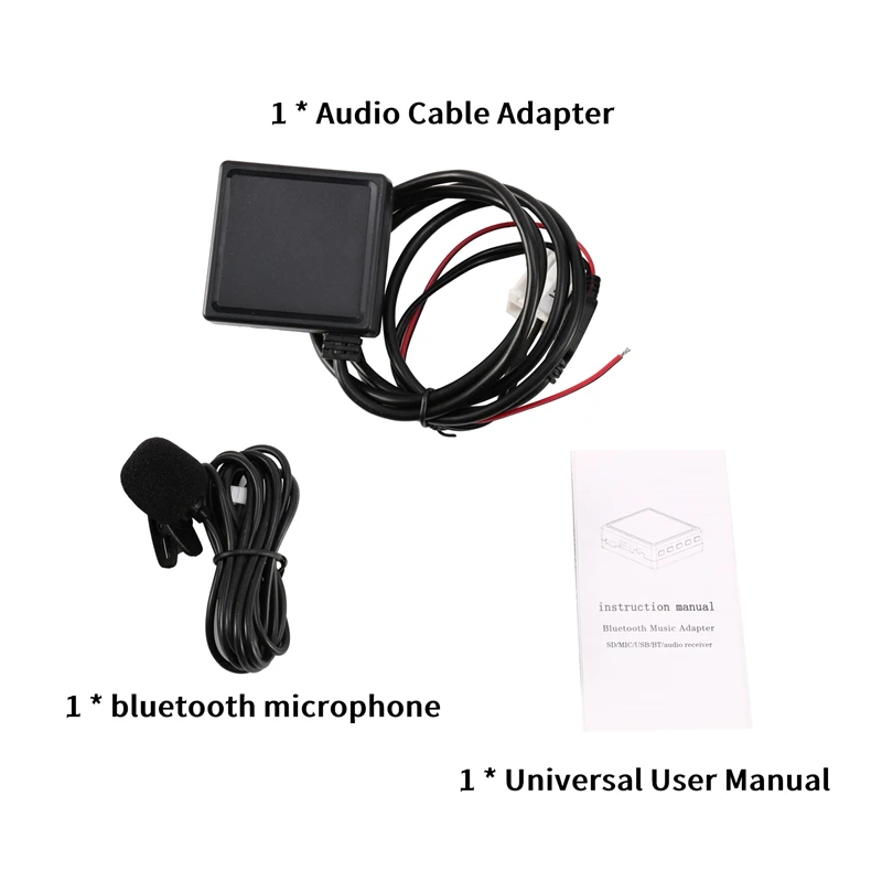 Avto HI-fi Audio Bluetooth 5.0 Modul AUX Kabla za Mikrofon Adapter Radio Stereo Za Citroen C2 Peugeot 307 408 807 1007 2