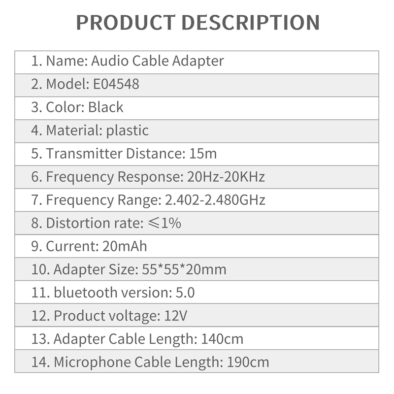 Avto HI-fi Audio Bluetooth 5.0 Modul AUX Kabla za Mikrofon Adapter Radio Stereo Za Citroen C2 Peugeot 307 408 807 1007 4