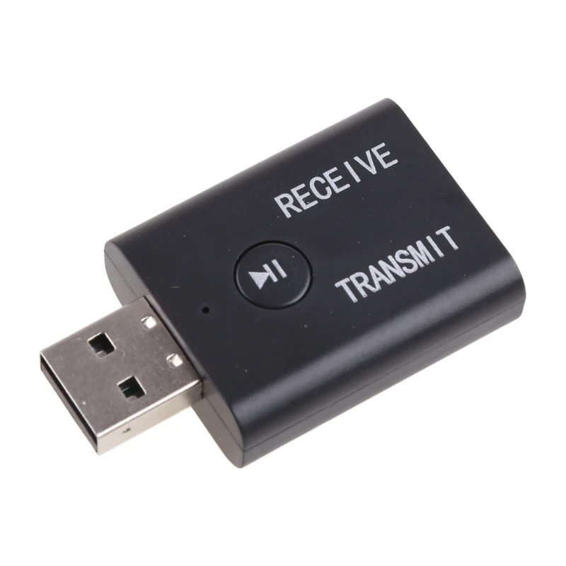 USB 2 v 1 Adapter Bluetooth, združljiva Oddajnik Sprejemnik Brezžični Avto Eno-Gumb za Preklop Glasbe Radio Dropship 2