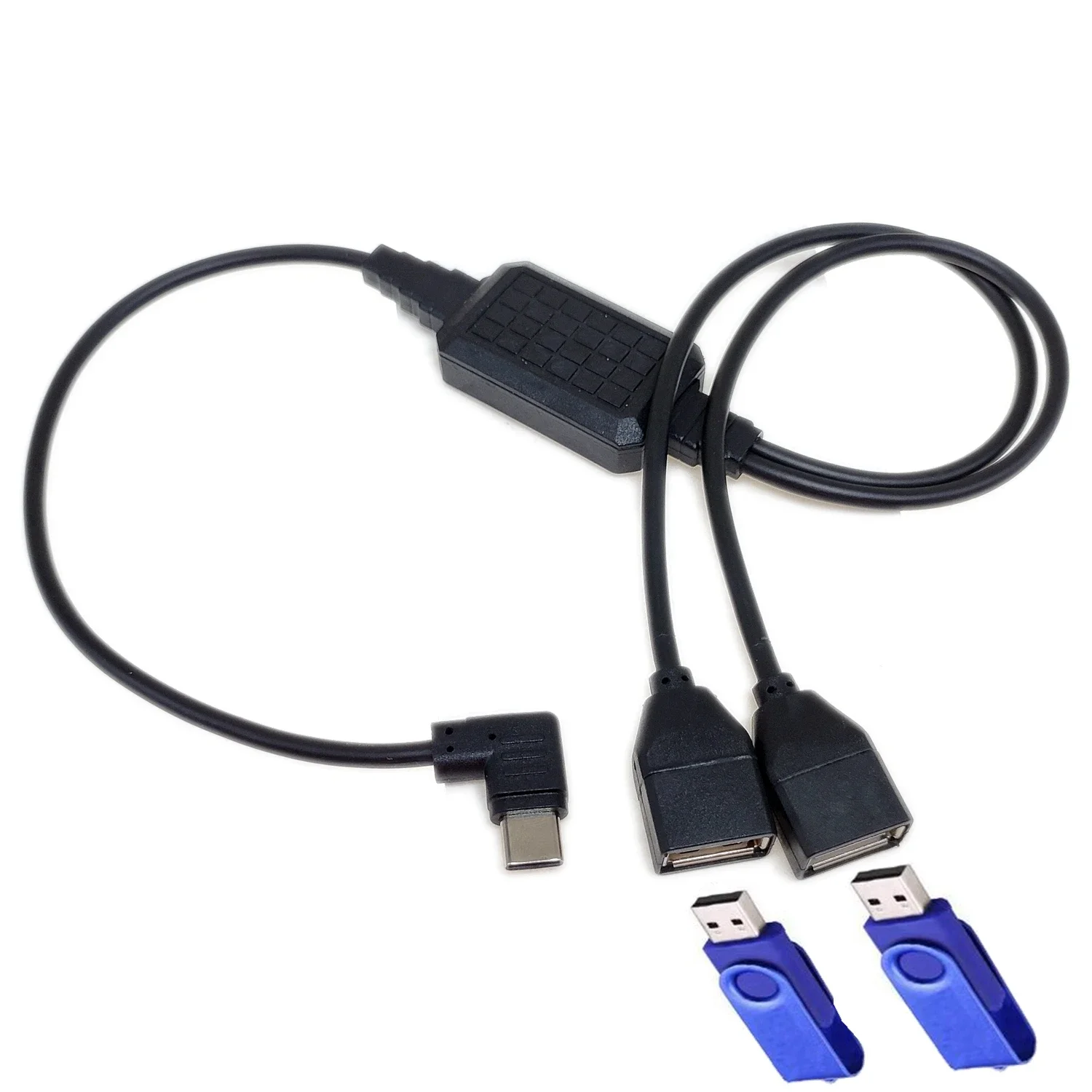 USB, C-tip Razdelilnika Razdelilniki Razširitev Več USB OTG Prenos Podatkov Adapterji Laptop Hitro Pretvornik 0,5 M 2
