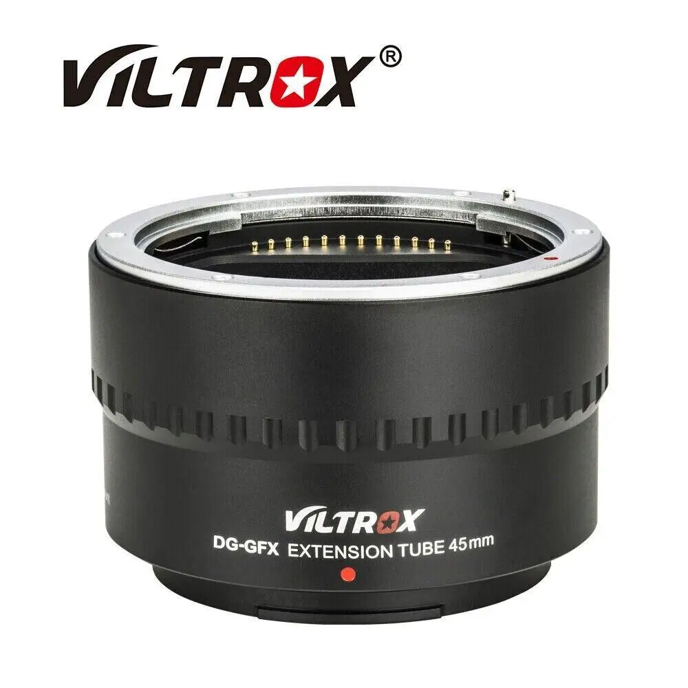 Viltrox GD-GFX 18 MM 45 MM Auto Focus Makro Razširitev Cev Objektiva Adapter Ring za Fujifilm G-Mount Kamera, Objektiv GFX50S GFX50R GFX100 5