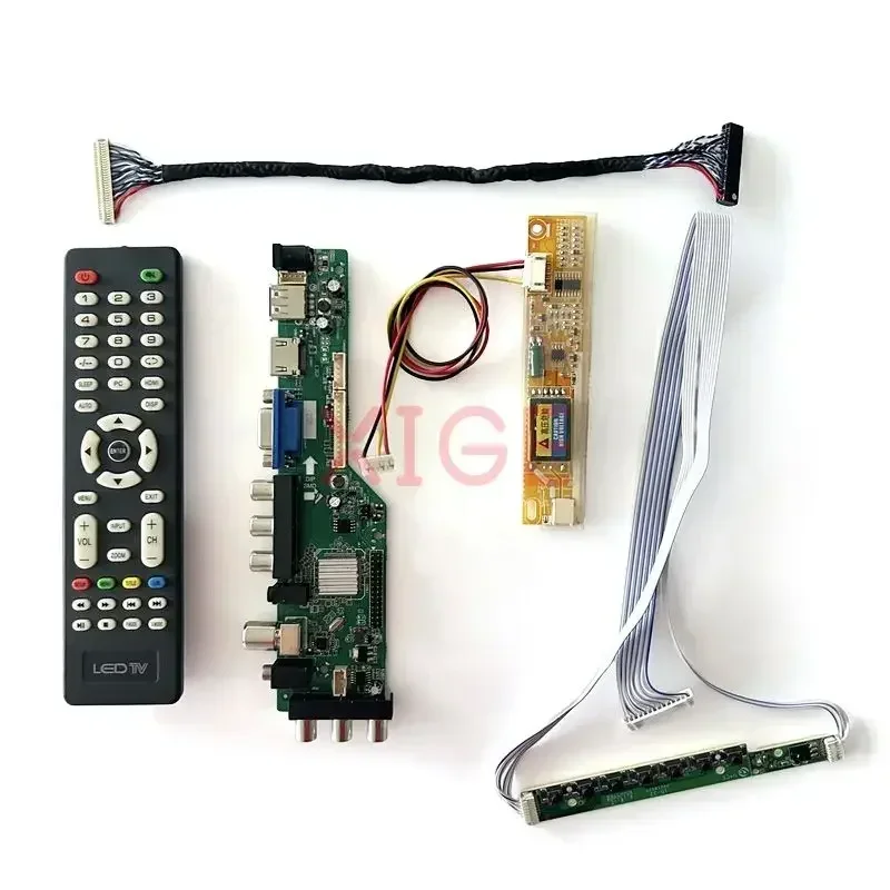 Za N184H3 LQ164M1LD4C LTN160HT01 LCD Krmilnik Odbor IR+AV+USB+HDMI+VGA 1920*1080 1CCFL 30Pin LVDS Digitalni DVB DIY Komplet za Monitor 2