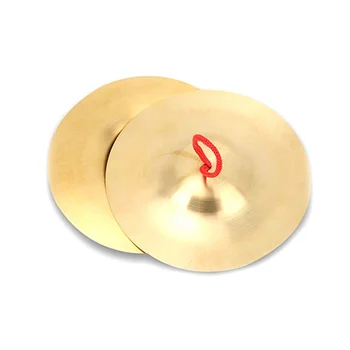 Crash Cymbal, Komplet 2 kosov Medenina Roko Bazen Tolkala Instrument Igrača za Otroke, Odrasle