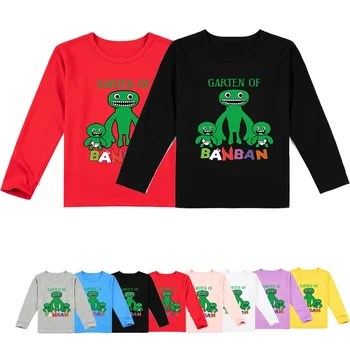 Garten od Banban 2023 Nove Jesensko otroška Oblačila Modni perifernih naprav Garten od Banban Dolgo rokavi T-shirt