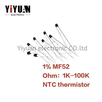 10PCS NOVO 1％ MF52 1K-100K NTC thermistor 1K 2K 2.7 K 3K 3.3 K 4.7 K 5K 10K 100K 50K