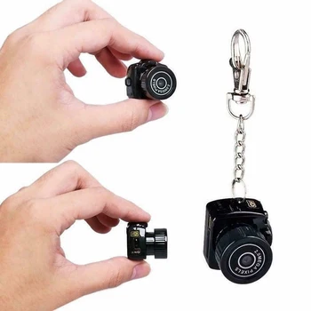 Ultra Mini Fotoaparat, Prenosni HD Video Audio Snemalnik Webcam Y2000 Kamere Šport DV DVR Varnostno Zaščito Majhno Telo Kamere