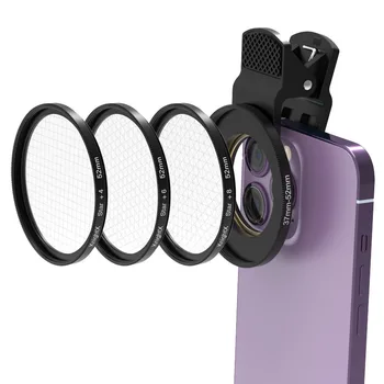 KnightX pametne telefone, Strokovno Kamero Telefona Makro Objektiv CPL Star Steklena Leča za iPhone 6S 7 Xiaomi več mobilnikov