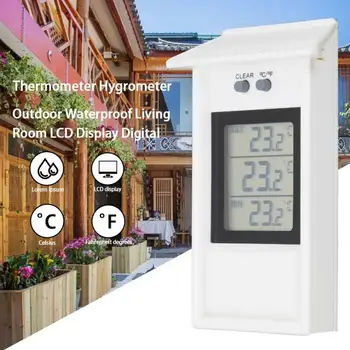 Toplogrednih Termometer Notranja Zunanja Največja In Najmanjša Na Debelo Gospodinjski Pribor Temperature Merilnik Temperature Uporaba Lcd