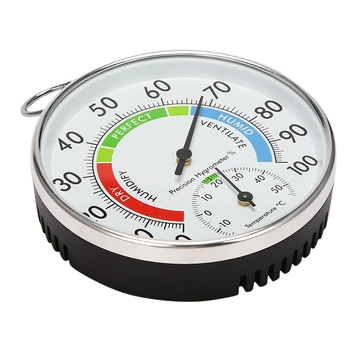 Temperatura In Vlažnost Analogni Kazalnik Notranji Zunanji Termometer, Higrometer L15