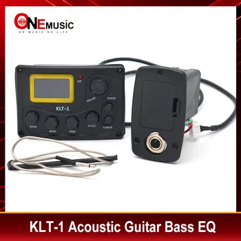 4 Band KLT-1, Akustične Kitare, Bass EQ Izenačevalnik z Digitalno Procedding Sprejemnik Kitara Pickup