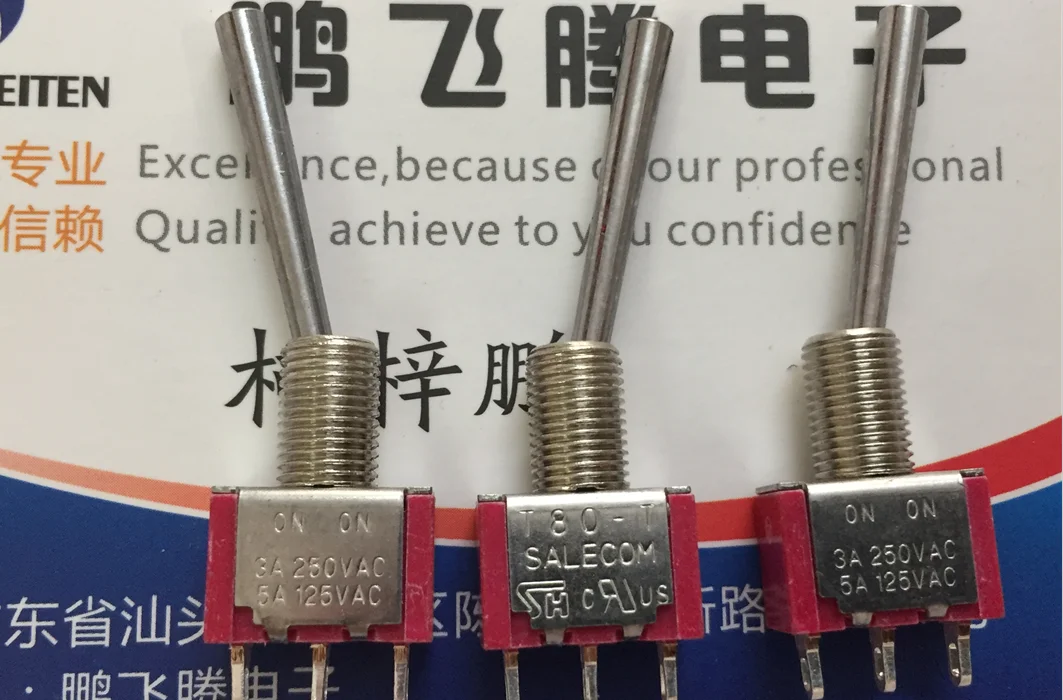 1PCS Tajvan Xinghan T8013-ZFBQ 3-stopala 2-hitrost enostransko self-reset/odklenjena gumb preklopi rocker roko dolg ročaj 21 mm 0